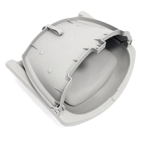 Купить Сиденье пластмассовое складное с подложкой Molded Fold-Down Boat Seat, серое арт. 75109G