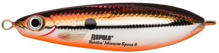 Купить Незацепляйка RAPALA Rattlin' Minnow Spoon 08 /SBR / 8см, 16гр. арт. RMSR08-SBR