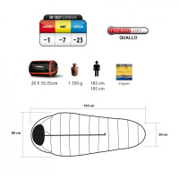Купить Спальный мешок Trimm BATTLE, синий ,185 R, 51566 арт. 51566