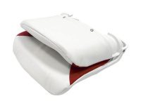 Купить Кресло пластмассовое складное с подложкой Deluxe All Weather Seat, белый/красный арт. 75113WR