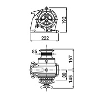 Купить Лебедка якорная "ROYAL", ручная, цепь 6мм арт. 187323