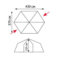 Купить Tramp Lite палатка Mosquito blue (синий) арт. TLT-035.06