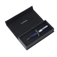 Купить Ручка шариковая Pierre Cardin BARON, цвет - синий металлик. Упаковка В. арт. PC2206BP