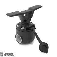 Купить Утка (Кнехт) швартовая с замком быстросъемным и хомутом на леер арт. 020252T