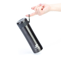 Купить Термокружка Stinger, 0,42 л, сталь/пластик, чёрный глянцевый, 7,5 х 6,9 х 22,2 см арт. HW-420-32-447