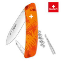 Купить Швейцарский нож SWIZA C01 Camouflage, 95 мм, 6 функций, оранжевый арт. KNI.0010.2060