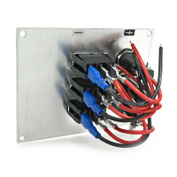 Купить Панель переключателей 3шт вертикальная серая из алюминия арт. C91311