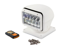 Купить Прожектор с дистанционным управлением, белый корпус, светодиодный, брелок, модель 220 арт. SL22041CW12VSS