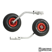 Купить Комплект колес транцевых откидных с защелкой для НЛ типа "Ротан" усиленных 330 мм арт. 060254T