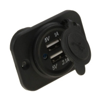 Купить Разъем USB 5В 3.1А на панели (упаковка из 50 шт.) арт. AES1118SU113_pkg_50