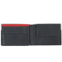 Купить Кошелек Piquadro Urban, серый/черный, 13x9x2 см арт. PU1392UB00R/GRN