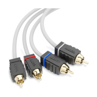 Купить 4-х канальный межблочный кабель из 100% меди для морского применения RCA 7,6 м. MOFCR-25FT.4CH, DS18 арт. MOFCR-25FT.4CH