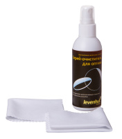 Купить Набор для ухода за оптикой Levenhuk (2 салфетки 15x15 см, спрей 95 мл) арт. 10663