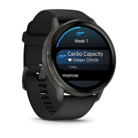 Купить GARMIN VENU 4 – 45 mm Slate with Black Silicone Band 010-03014-00 арт. 010-03014-00
