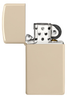 Купить Зажигалка ZIPPO Slim® с покрытием Flat Sand, латунь/сталь, бежевая, матовая, 29x10x60 мм арт. 49528