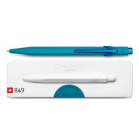 Купить Caran d’Ache Office 849 Claim your style 3 - Ice Blue, шариковая ручка, M арт. 849.569