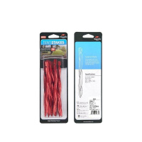 Купить Колышки  Naturehike NH17D024-D спиральный алюминиевый  25см L (4шт) красный, 6927595723340 арт. 6927595723340