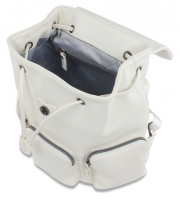 Купить Рюкзак женский Bugatti Elda, белый, полиуретан, 30х17х32 см, 10 л арт. 49676140