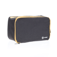 Купить Несессер Torber, чёрно-бежевый, 27х17х14 см арт. T318-BEI