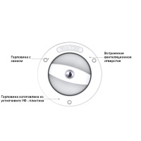 Купить Горловина заливная SEAFLO с замком, тип 02, белая арт. SFWI1-02