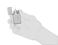 Купить Зажигалка ZIPPO Slim® Venetian® с покрытием High Polish Chrome, латунь/сталь, 29x10x60 мм арт. 1652
