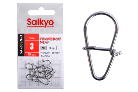 Купить Застежка Saikyo SA-209N-3 - 10 шт (28кг) арт. SA-209N-3