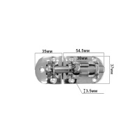 Купить Задвижка дверная SUNFINE, шпингалет 90х37мм арт. SF31160