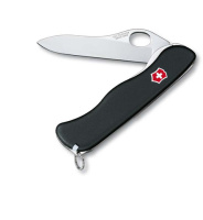 Купить Нож перочинный VICTORINOX Sentinel Clip, 111 мм, 5 функций, с фиксатором лезвия, чёрный арт. 0.8416.M3