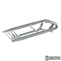 Купить Трап телескопический носовой, 5 белых ступени (ширина 275 мм.) арт. 040108WT