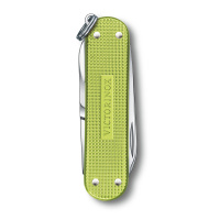 Купить Нож-брелок VICTORINOX Classic SD Alox Colors "Lime Twist", 58 мм, 5 функций, светло-зелёный арт. 0.6221.241G