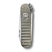 Купить Нож-брелок VICTORINOX Classic SD Precious Alox "Infinite Grey", 58 мм, 5 функций, серый арт. 0.6221.4031G