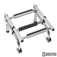 Купить Трап складной с вертикальным креплением, 3 черных ступени (ширина 270 мм.) арт. 040172BT