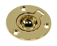 Купить Ручка палубная потайная D 51 мм, полированная латунь (упаковка из 25 шт.) арт. 51021_pkg_25