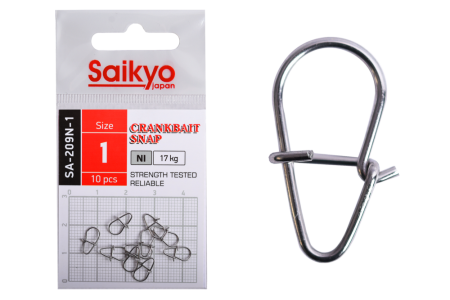 Купить Застежка Saikyo SA-209N-1 - 10 шт (17кг) арт. SA-209N-1