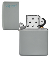 Купить Зажигалка ZIPPO Classic с покрытием Flat Grey, латунь/сталь, серая, глянцевая, 38x13x57 мм арт. 49452ZL