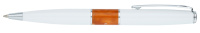 Купить Ручка шариковая Pierre Cardin LIBRA, цвет - белый и оранжевый. Упаковка В арт. PC3501BP-02