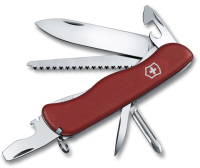 Купить Нож перочинный VICTORINOX Trailmaster, 111 мм, 12 функций, с фиксатором лезвия, красный арт. 0.8463