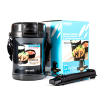 Купить Термос для еды с контейнерами Tiger LWU-A171 Charcoal Gray (цвет - угольно серый) арт. LWU-A171 HD