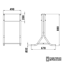 Купить Стойка для 1-го ПЛМ арт. 060101T
