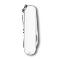 Купить Нож-брелок VICTORINOX Classic SD Colors "Falling Snow", 58 мм, 7 функций, белый арт. 0.6223.7G