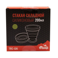 Купить Tramp Стакан силиконовый 200 мл, TRC-126, оливковый арт. TRC-126