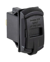 Купить Разъем USB 5В 4.2А и вольтметр под кнопку (упаковка из 25 шт.) арт. AES1118SULA013_pkg_25