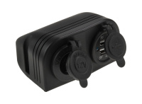 Купить Разъем USB 5В 3.1А и прикуриватель на панель (упаковка из 20 шт.) арт. AES121440PU_pkg_20