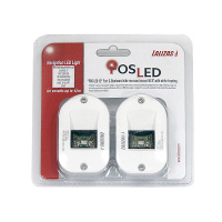 Купить Огни бортовые врезные 92х32 мм, белый корпус арт. 71316