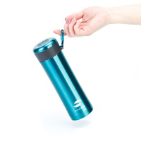 Купить Термокружка Stinger, 0,42 л, сталь/пластик, изумрудный глянцевый, 7,5 х 6,9 х 22,2 см арт. HW-420-32-7714