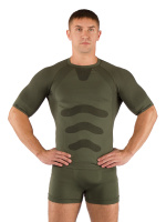 Купить Футболка мужская Abel/ кор. рукав/ синтетика/ зеленый/ S-M, Abel6262SM арт. Abel6262SM