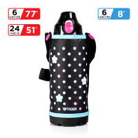 Купить Термос спортивный Tiger MBO-E080 Blue Flower, 0.8 л арт. MBO-E080 A