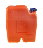 Купить Бак топливный вертикальный переносной без указателя уровня в комплекте с переходником 'елочка', 22 л (упаковка из 4 шт.) арт. SE2009_pkg_4