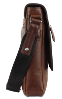 Купить Сумка через плечо Mano Don Valentino, натуральная кожа в коричневом цвете, 21х25х5 см арт. M191940039