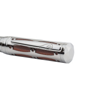 Купить Ручка перьевая Pierre Cardin THE ONE. Цвет - пушечная сталь и красный. Упаковка L арт. PC1001FP-13